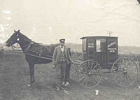 Rural delivery wagon, ca. 1901