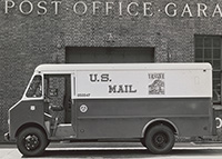 Mail truck, 1960