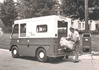 Sit-stand truck, ca. 1964
